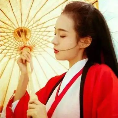 古风红衣女子头像比较好看唯美系列qq女生头像520
