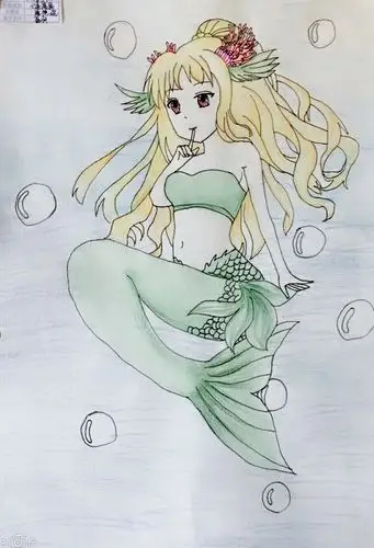《人鱼♀公主》  潘艳妮  三年级