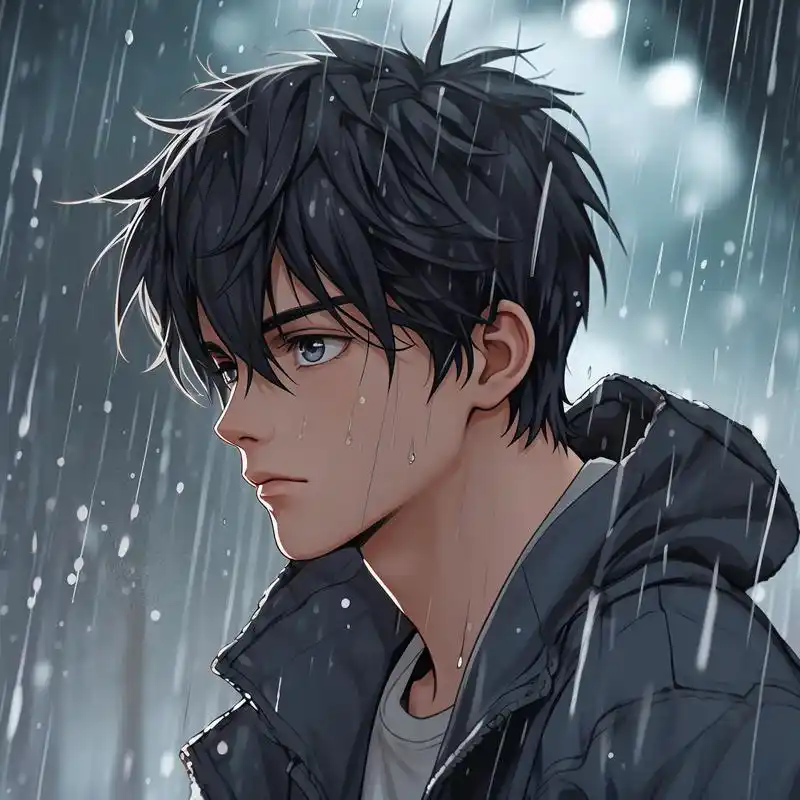 伤感emo动漫男生头像9293 分享一组伤感emo的动漫男生头像,每一张