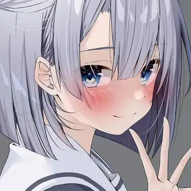 不正经害羞脸动漫女生头像图片 害羞脸红的娇羞二次元动漫女头_动漫