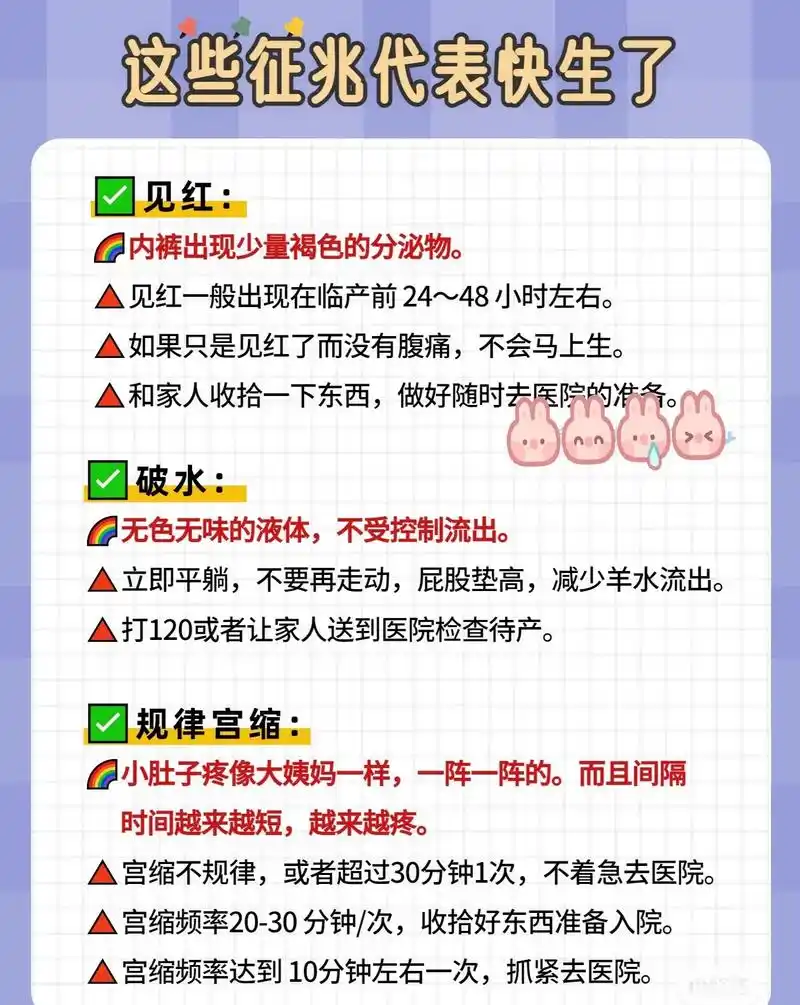 卸货倒计时|孕晚期必看临产征兆|快收藏.#创作灵感  孕37 - 抖音