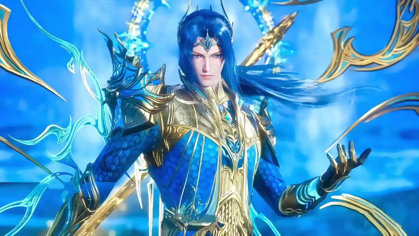 斗罗# #斗罗大陆# 唐三挥舞着身上的魂环 成就一代海神,为苍生而战