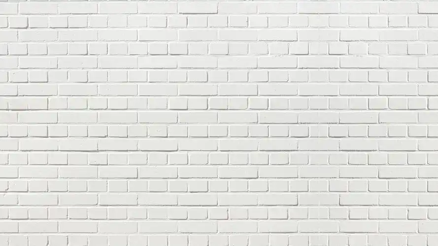 整洁的奶白色砖墙高清背景3张