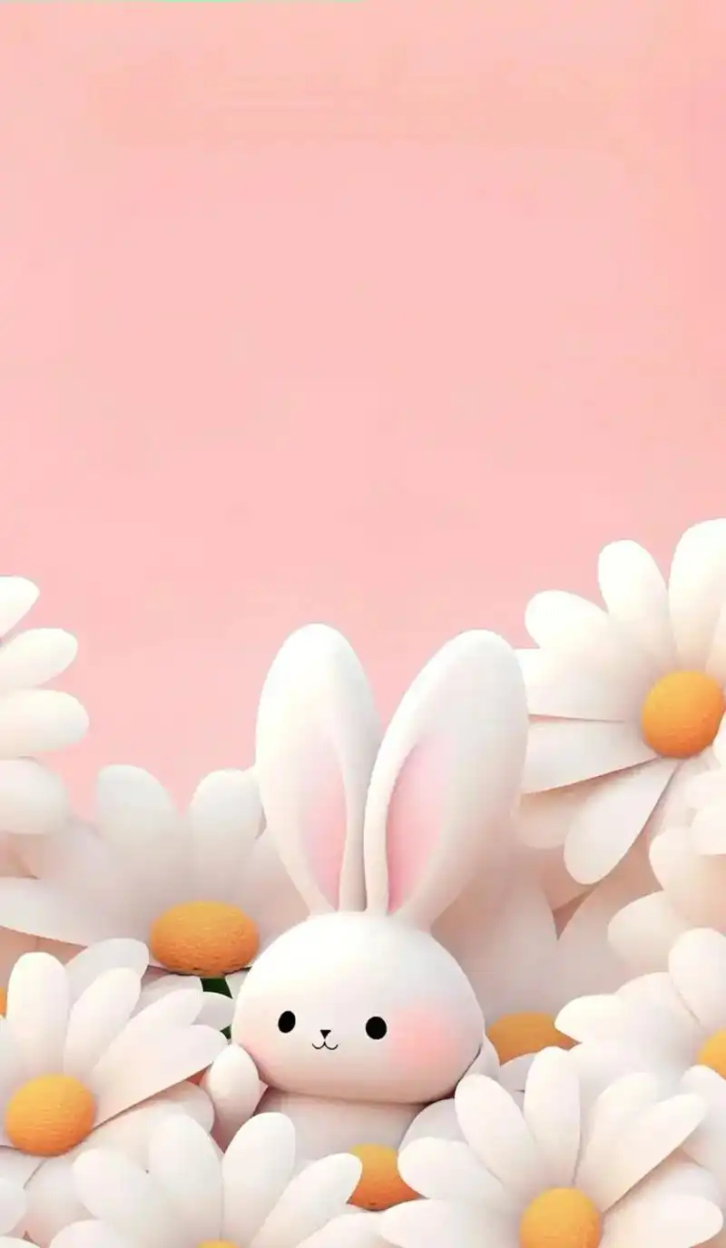 好看的背景图 #新年发财萌兔 - 抖音