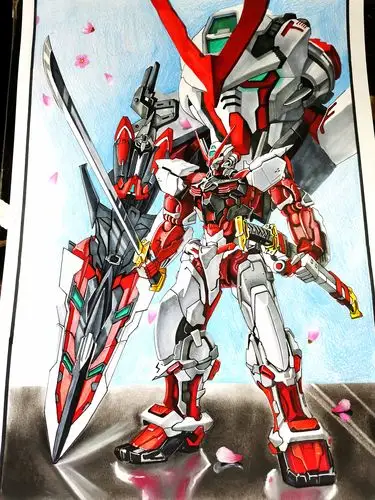 红异端的柔情 -马克笔手绘