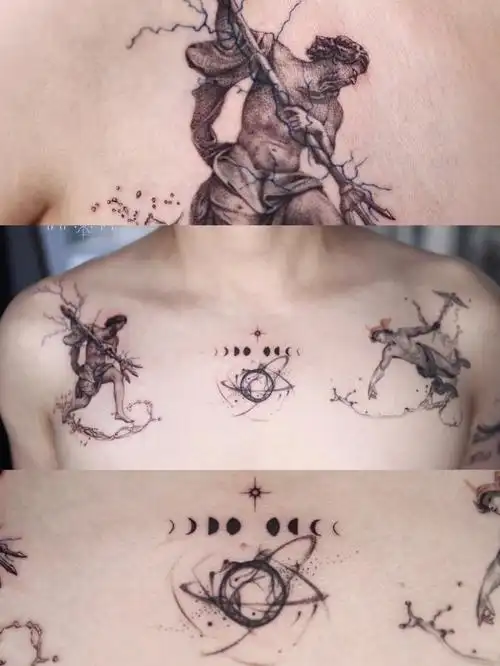 桃花运和财运海王与商业神男生单针纹身