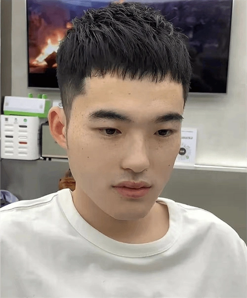 韩式栗子头发型,帅气清爽的短发,简单自然好打理