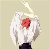 独一无二的卡通背影男生头像你永远在我心里