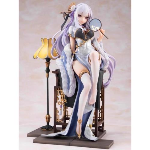 的异世界旗袍爱蜜莉雅蕾姆优雅美人艾米莉亚模型摆件 旗袍 艾米莉亚