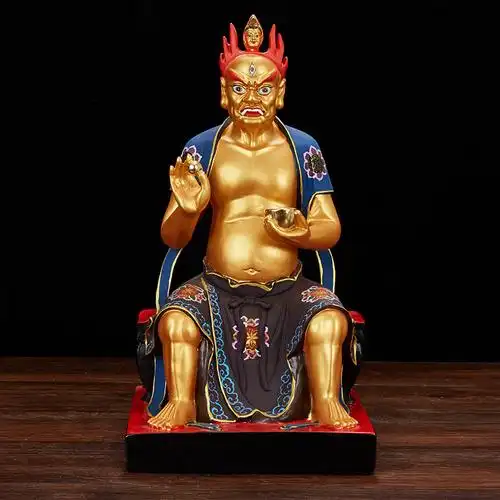 面然大士爷佛像鬼王神像供奉焦面焰口鬼王王羽林大神普渡公摆件