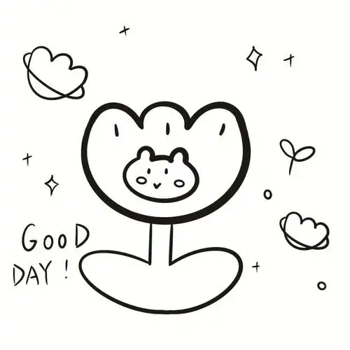 春天来啦～959590一起画一些简单的简笔画小图案吧～#插画  #简