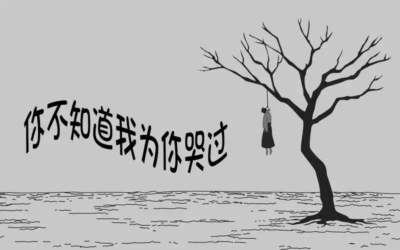 图片带字:你不知道我为你哭过