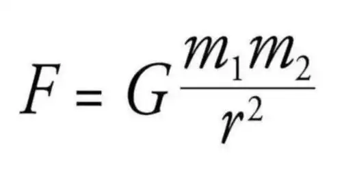 事实上,还记得我们初中学过的万有引力公式吗?