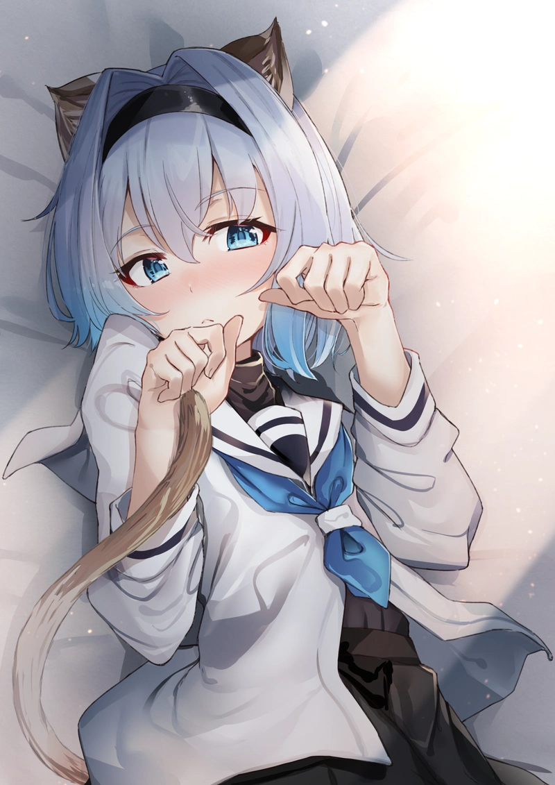 恋爱喜剧日漫《龙王的工作》高清插画壁纸,这位可爱的女主是谁