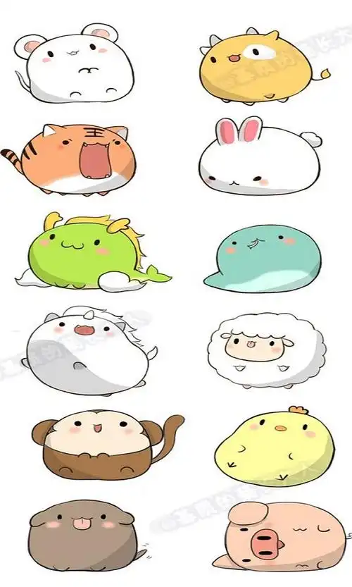 十二生肖简笔画