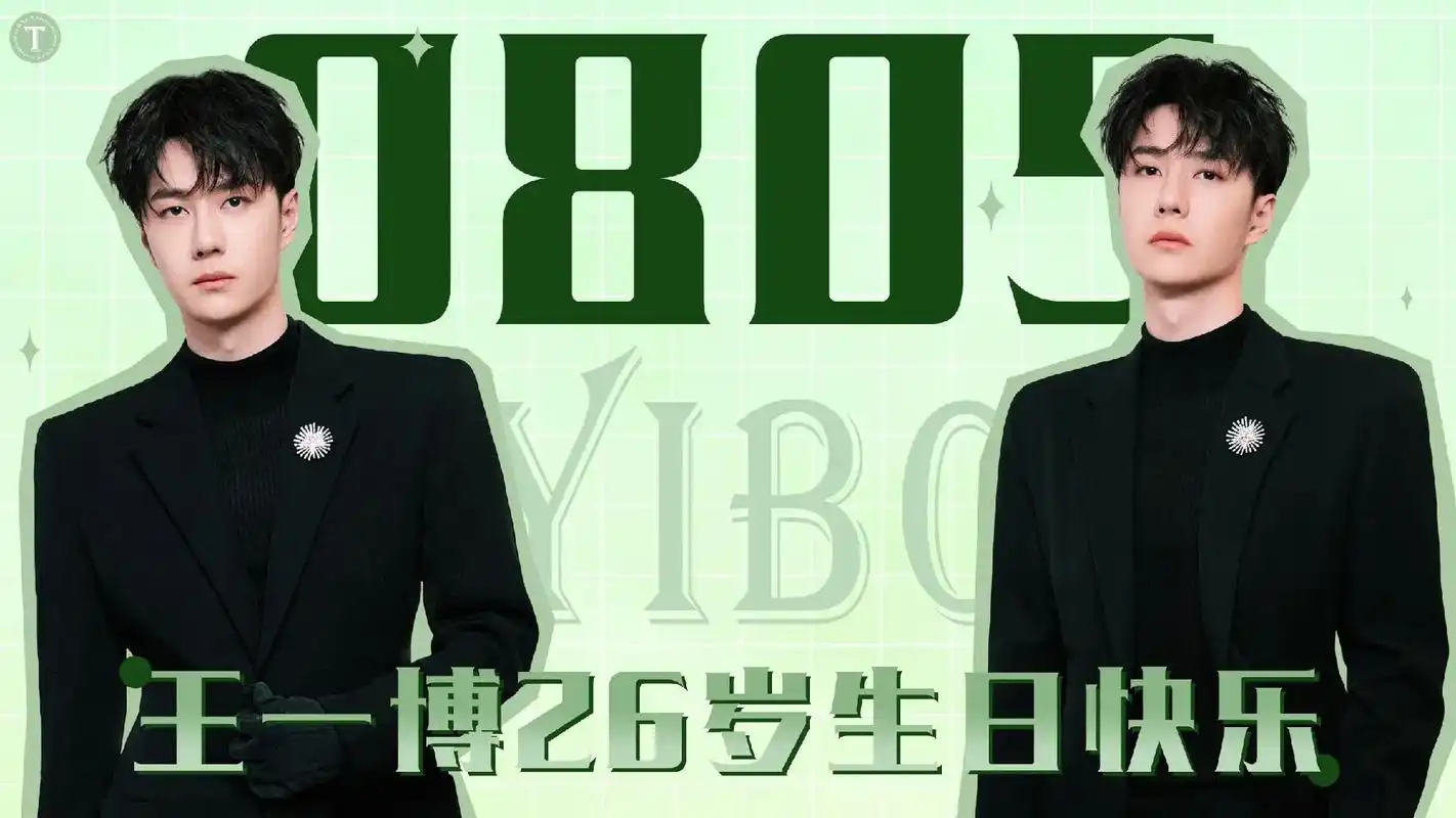 85贺图.头像丨版头丨壁纸 #王一博生日快乐 #王一博肖战 - 抖音
