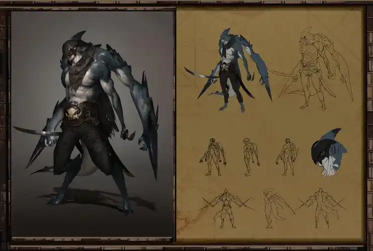 2016年作品-鲨鱼人海盗