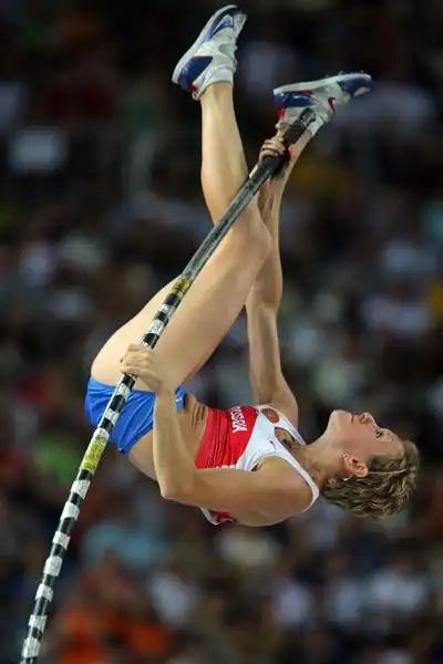 资料图片-俄罗斯撑杆跳女将 尤利亚-格路茨科娃