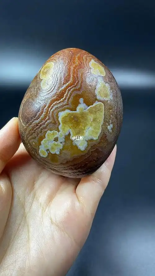 马达加斯加天然冰彩玛瑙原石奇石