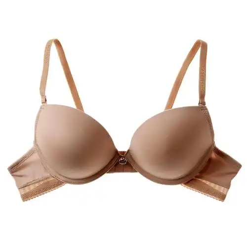 wonderbra光面纯肤色文胸女士内衣精油水袋胸罩聚拢性感调整型