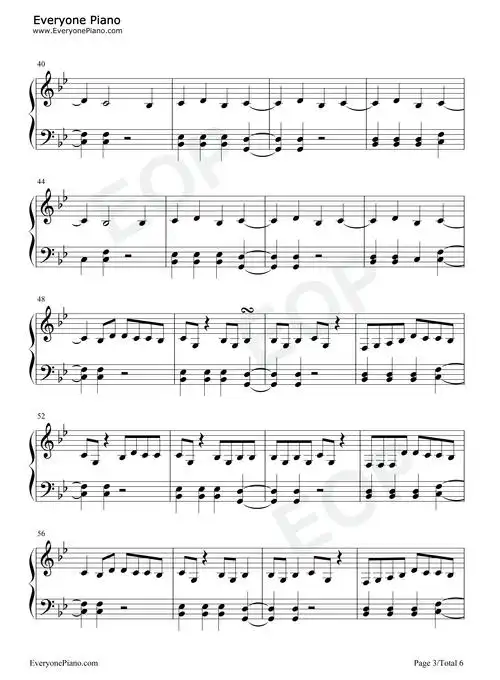 mood-24kgoldn ft iann dior五线谱预览3