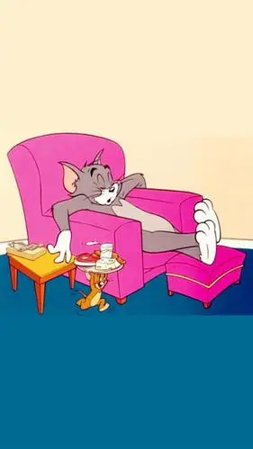 可爱猫和老鼠锁屏