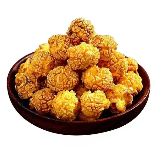 马小眼爆米花焦糖奶油芝麻球形美式爆米花膨化怀旧休闲小吃