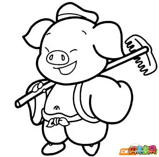 猪八戒简笔画猪八戒简笔画可爱卡通