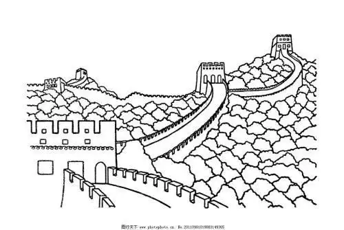 名胜古迹 天坛简笔画步骤图天坛世界文化遗产全国重点文物