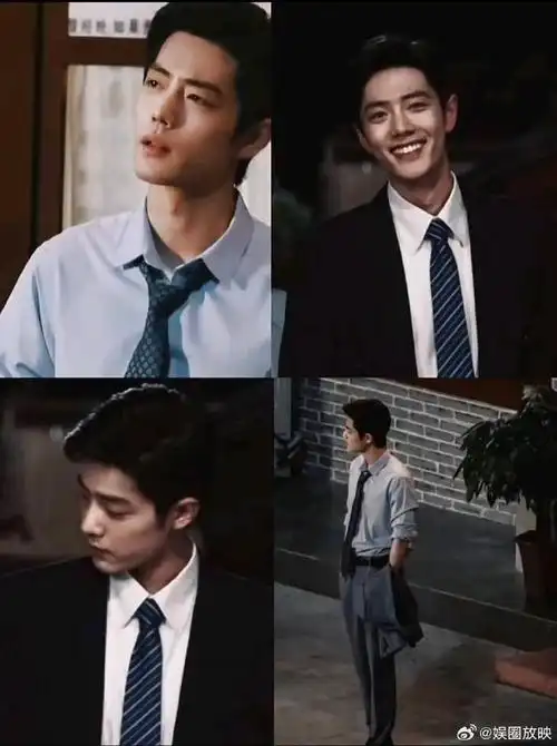 肖战 ##肖战脱外套扯领带