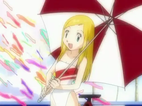 数码暴龙4里有没有织本泉不戴帽子时的场景或图片,说一下那是哪一集