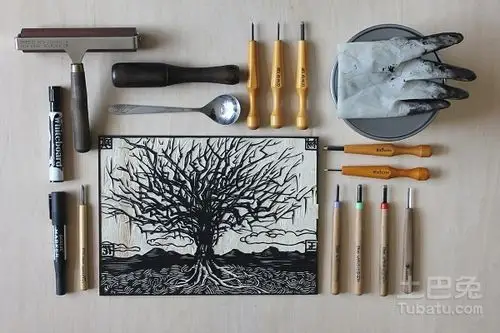 木刻版画材料都有什么呢?