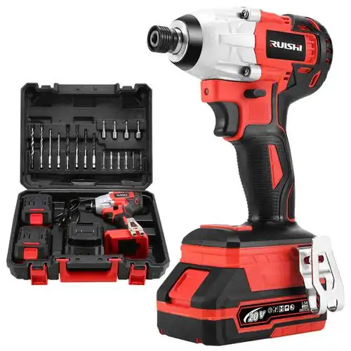 锐仕电动工具厂家供应无刷冲击起子机螺丝批电动扳手家用套装