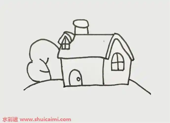 房子怎么画房子简笔画简单彩色