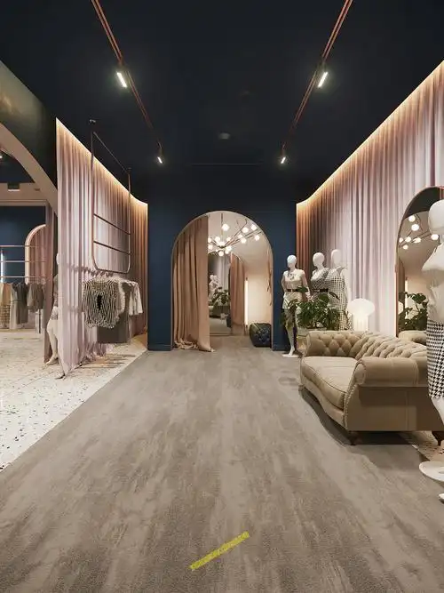 新古典服装店-杭州装修公司-沃腾建筑装饰!