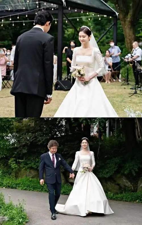 张娜拉婚礼「甜吻小6岁老公」5张高清现场曝光!