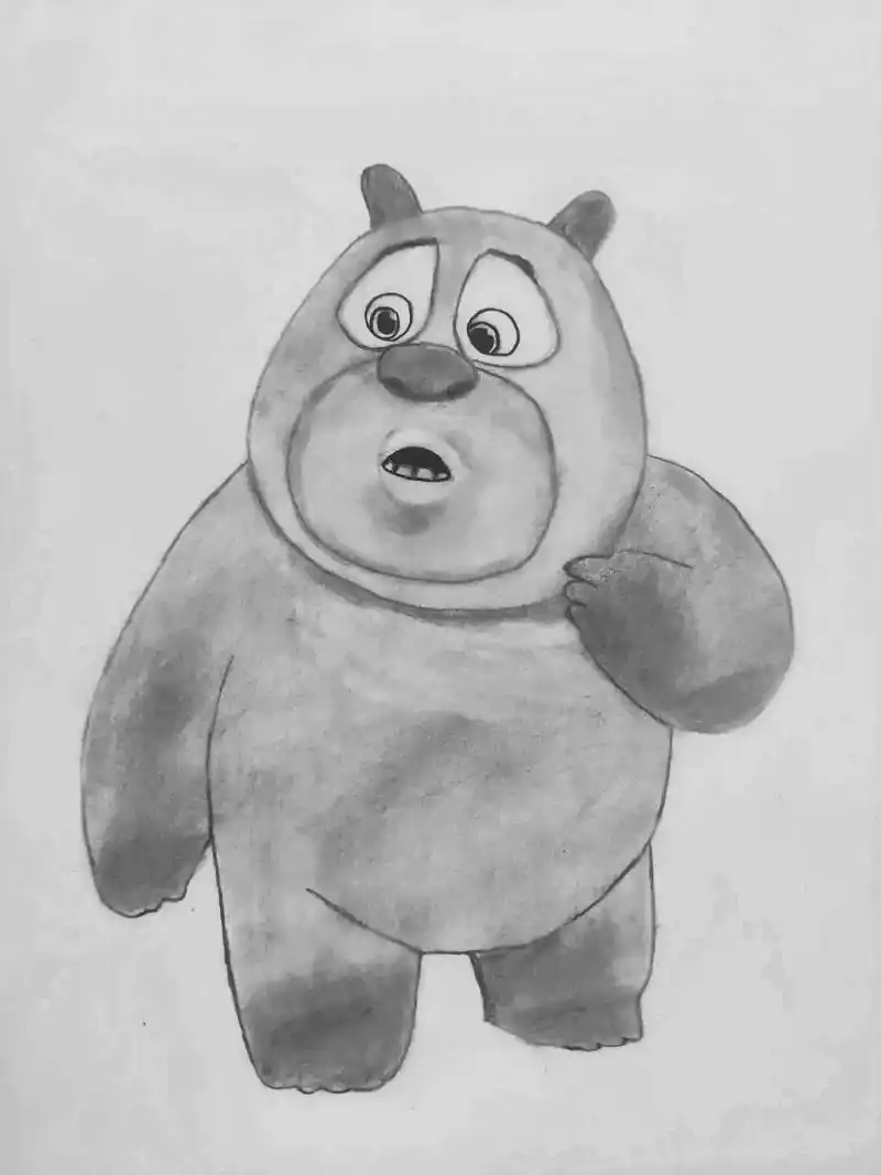 熊出没 #画画 #画渣日常 - 抖音