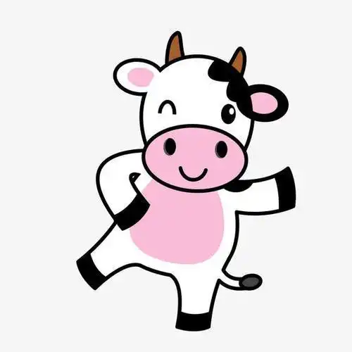 卡通奶牛一组简单又可爱的奶牛简笔画教你画一头奶牛简笔画画法快帮