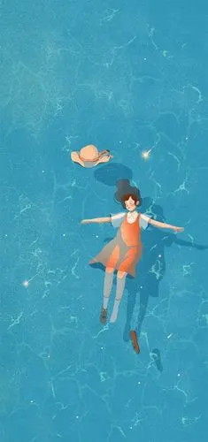 好看的动漫壁纸插画图,小清新风格插画作品