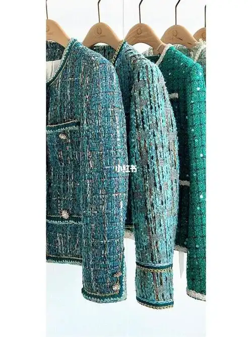 chanel专柜1w77的小香风外套75