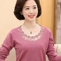 女中老年人常用微信头像点击鼠标右键下载