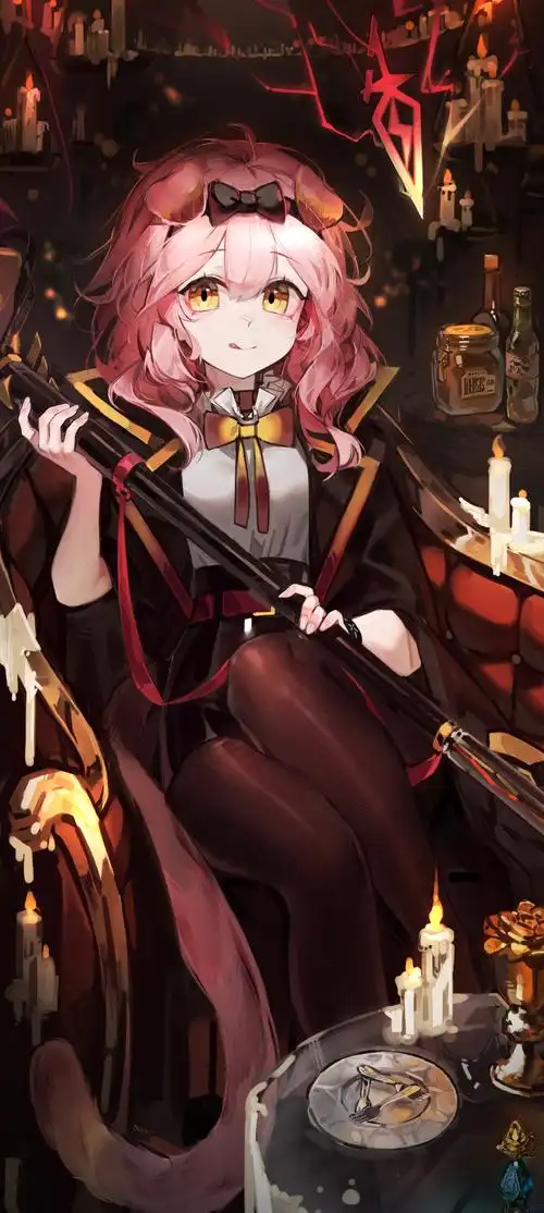 【p站美图】粉毛猫猫生日快乐!《明日方舟》澄闪壁纸特辑 - acg17.com