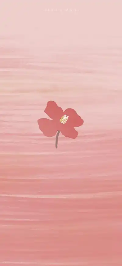 『粉色文字壁纸』你的好运,正在配送