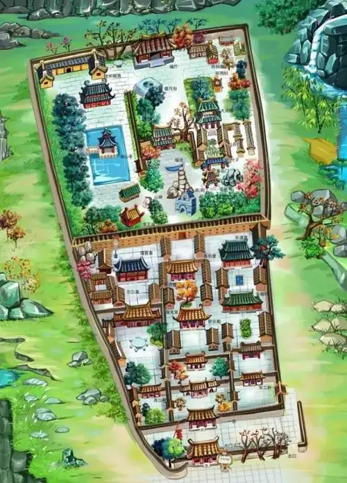 恭王府前半部是富丽堂皇的府邸