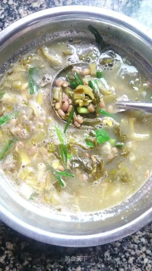 酸菜豆米汤独家