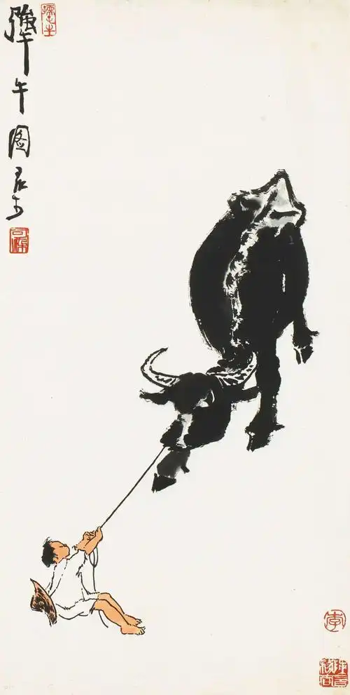 九位大师级名家画牛各有各的精彩