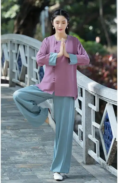 高端中国风女装禅服茶服夏季佛系衣服打坐女居士服中式禅意棉麻禅修服