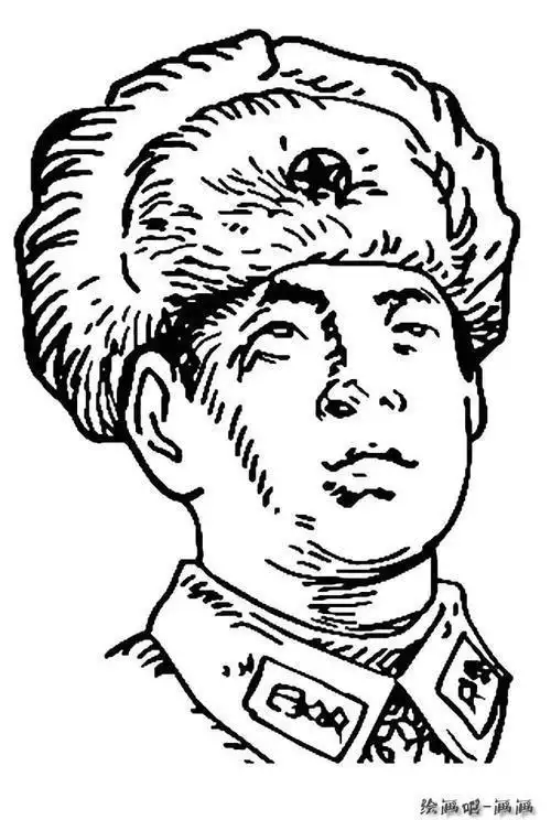 关于儿童英雄的人物简笔画