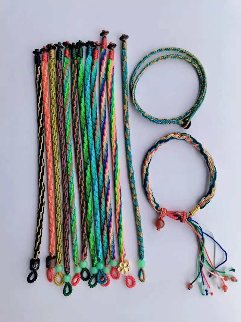 轮回结手链#纯手工编绳  - 抖音