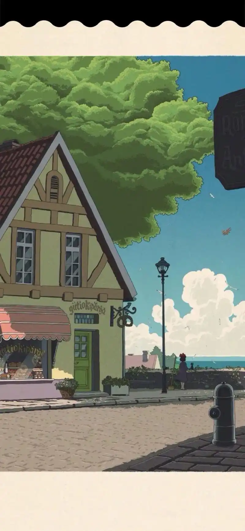 治愈动漫 #宫崎骏壁纸 #治愈画风 #送你一张壁纸 #该换 - 抖音